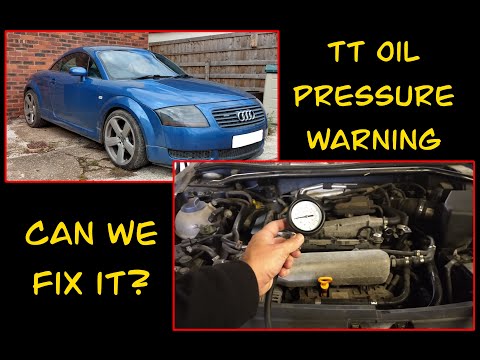 Видео: Предупреждение о давлении масла? Проверка давления масла. Проект разбитого Audi TT. Часть 6.