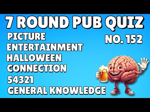 Видео: Викторина в пабе: Круг картинок, Развлечения, Хэллоуин, Связь, 54321, Общие знания №152