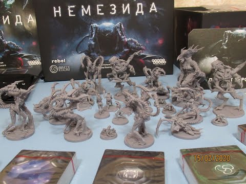 Видео: Немезида: Распаковка настольной игры