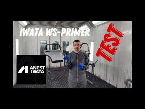 Видео: Новый пистолет Iwata WS-Primer wet on wet. Тест нового ствола.