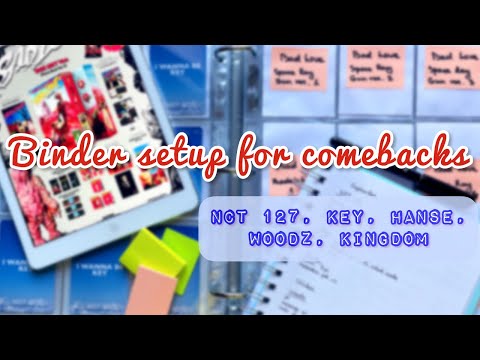 Видео: 📅 Подготовка байндеров к камбэкам сентября и октября // NCT 127, Key, Hanse, Woodz, Kingdom 📅