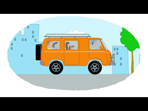 Видео: Мультик - Раскраска. Учим Цвета - Мультик про машинки - Вездеходы - Часть 1