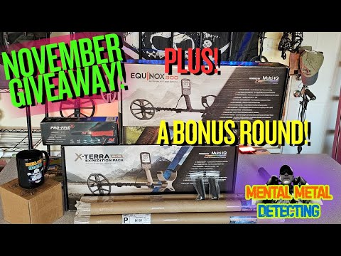 Видео: Ноябрьский розыгрыш металлоискателей с бонусным раундом. Что в этом месяце?