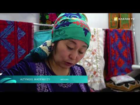 Видео: Кытайдан келген Алтынгүл Маден кызы казак кол өнөрчүлүгүн жаңыртууда  (Кырг)