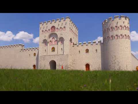 Видео: Реконструкции на средновековните столици Плиска, Преслав и Търново .