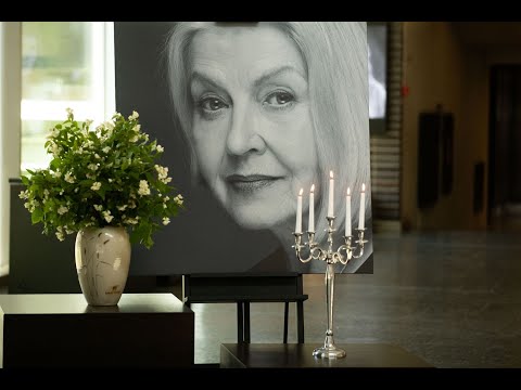 Видео: Лилита Озолиня, прощание с актрисой, 12 06 2023