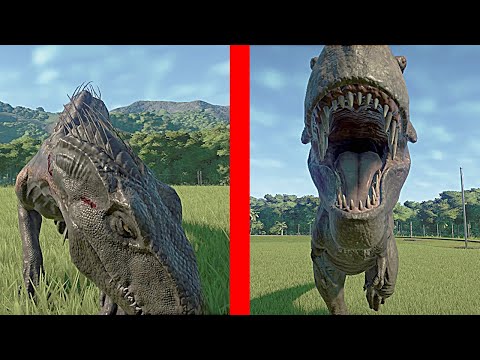 Видео: ИНДОРАПТОР против ТИРАННОЗАВРА  Jurassic World Evolution