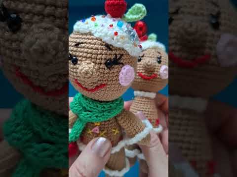Видео: 31.Вязание амигуруми."Пряничный человечек".Часть 2.