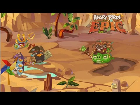 Видео: Angry Birds Epic! 5 Серия:Кукла Вуду, нежити и легендарное оружие.