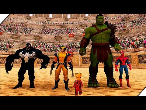 Видео: БИТВА СУПЕР ГЕРОЕВ! Часть 1 - Игра Ultimate Epic Battle Simulator