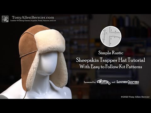 Видео: Как сделать шапку-ушанку с помощью выкроек, выкройки для кожевенного ремесла для шапки-ушанки из ...