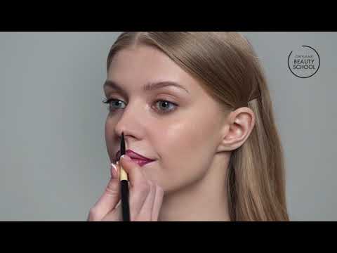 Видео: Oriflame Beauty School: Как увеличить губы с помощью макияжа?