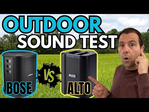 Видео: Bose S1 Pro+ против Alto Busker | Звуковой тест на открытом воздухе