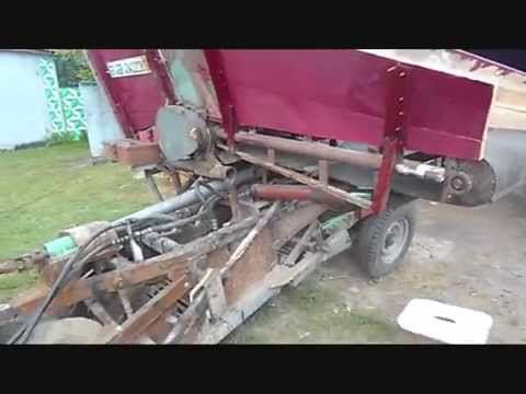 Видео: самодельный картофельный комбайн  (часть 6)