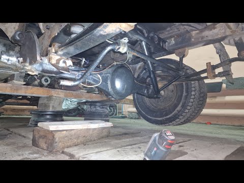 Видео: Демонтирую сломанный мост с Газели!