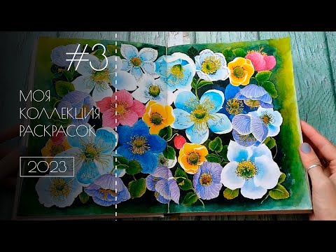 Видео: Моя коллекция раскрасок 2023 #3