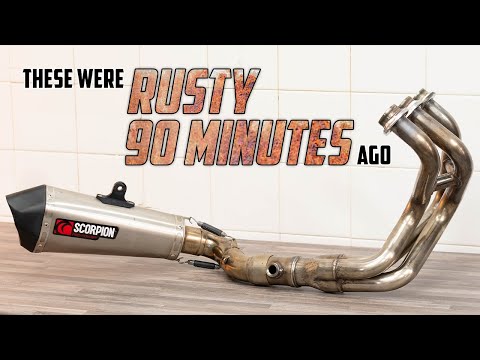 Видео: Коллекторы моего мотоцикла продолжают ржаветь — давайте это исправим