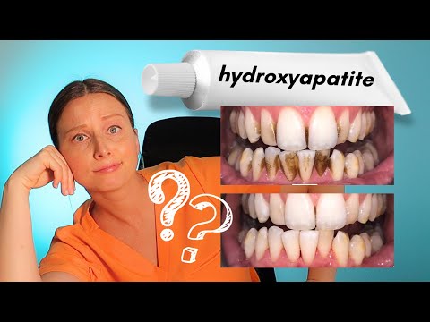 Видео: Как зубная паста с гидроксиапатитом восстанавливает эмаль и уменьшает пятна
