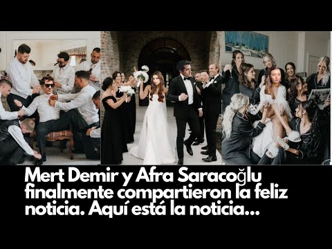 Видео: Мерт Демир и Афра Сараджоглу наконец поделились радостной новостью.