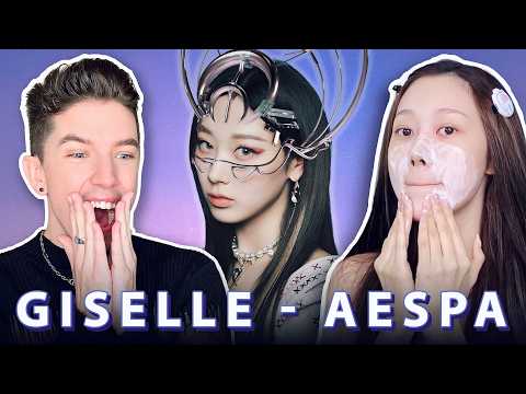 Видео: Реакция на уход за кожей от рэпера AESPA Жизель, айдола K-Pop