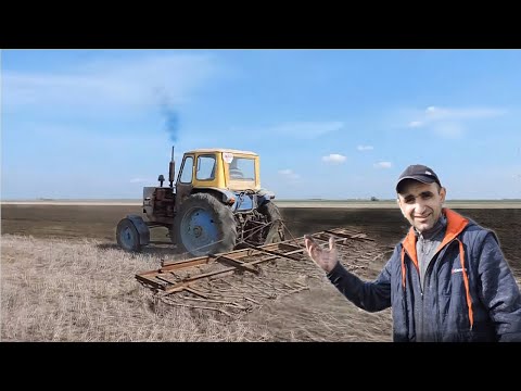 Видео: Купили ТРАКТОР ЮМЗ - 6!!! Первый Выезд с Бороной 💲 💪🏼👍🏼🚜  07.03.2020