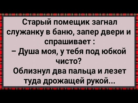 Видео: Как Помещик в Бане Служанку Мыл! Сборник Свежих Анекдотов! Юмор!