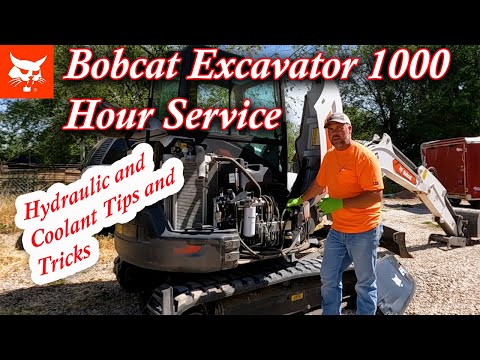 Видео: Советы и рекомендации по обслуживанию гидравлической системы экскаватора Bobcat R2 и промывке охл...