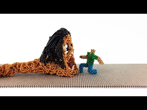 Видео: Магнитный дом с привидениями (покадровая съемка)