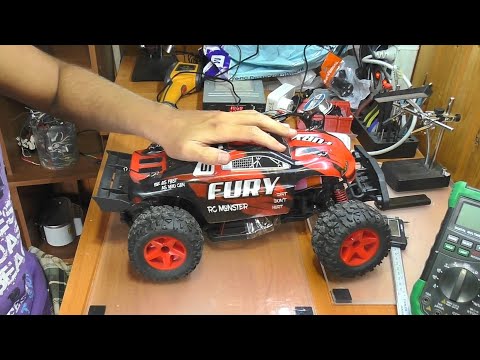 Видео: RC ВНЕДОРОЖНИК MONSTER FURY | Не реагирует на пульт / Привожу в порядок батарею