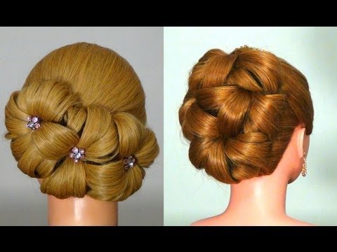 Видео: Прическа для длинных волос на Новый Год! Hairstyle for New Year