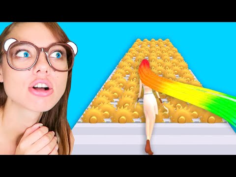 Видео: ЭВОЛЮЦИЯ СУПЕР-ДЛИНЫ ЦВЕТНЫХ ВОЛОС! НОВЫЕ УРОВНИ! | Hair Challenge