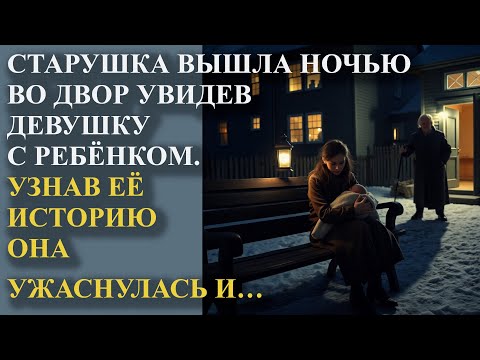 Видео: Старушка вышла ночью во двор увидев девушку с ребенком. Узнав ее историю она ужаснулась и……