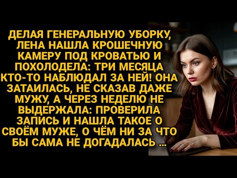 Видео: Во время уборки нашла под кроватью камеру. А через неделю просмотрев запись, увидела о муже такое...