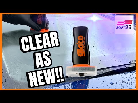Видео: Обзор полироли для стекол Glaco Glass Compound | Лучшая полироль для автомобильных стекол?