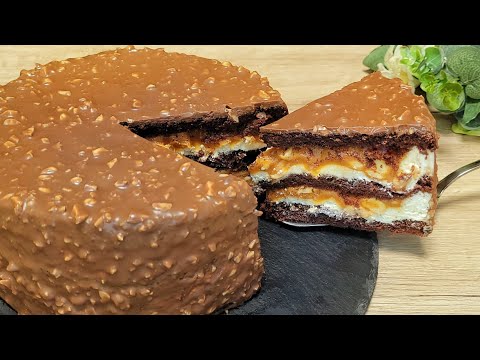 Видео: Торт Сникерс, который тает во рту! Просто и очень вкусно! 😋