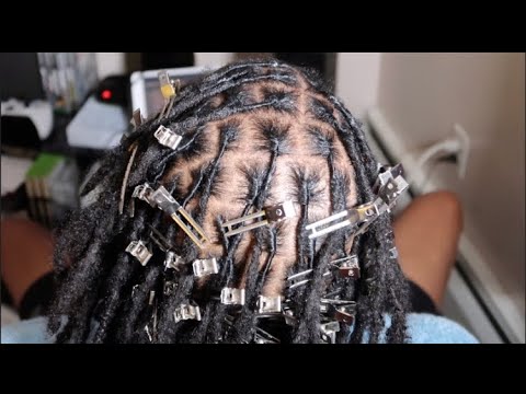 Видео: Практика расчесывания + кузнечное дело | Loc Retwist с гелем алоэ вера
