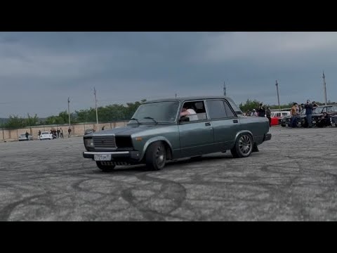 Видео: Е721ОМ95 семерка атмо #2107 #бернаут #м5 #drift