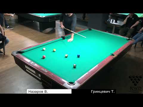 Видео: Назаров В. – Гринцевич Т. «14.1». 3.11.2024. Roll'n'Draw Pool Club