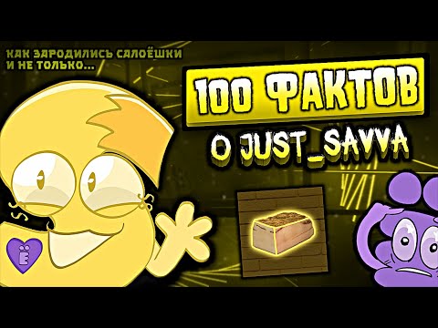 Видео: 100 фактов о Just_Savva! (@JustSavva )