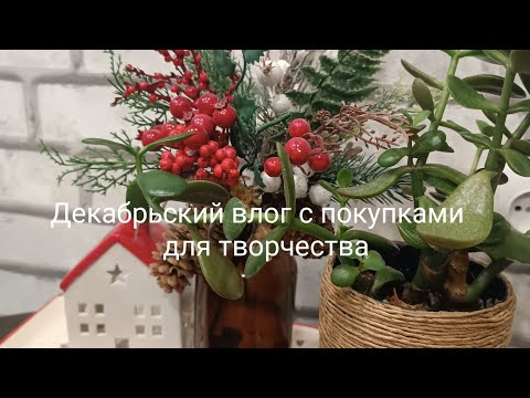 Видео: Первая часть Декабрьского влога #скрапбукинг #распакова_скрап