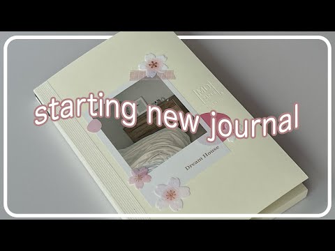 Видео: 🌷 starting a new journal // midori md notebook - начинаю новый дневник