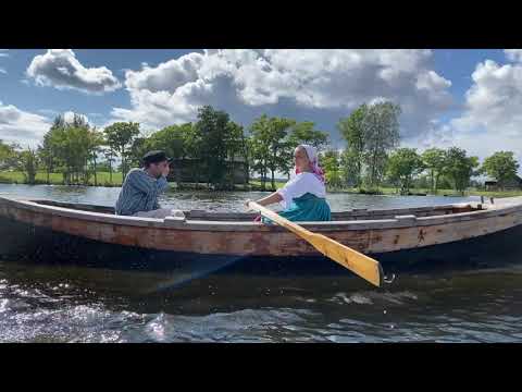 Видео: Лодка-кижанка