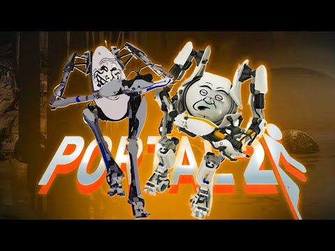 Видео: ДВА ДАУНА НЕ МОГУТ ПРОЙТИ PORTAL 2
