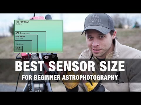 Видео: Начинаете астрофотографировать? Используйте этот размер сенсора.