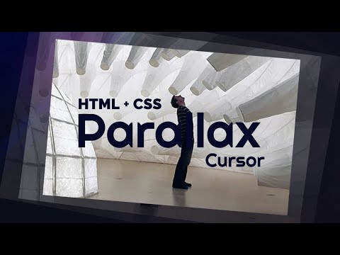 Видео: Создание красивого сайта с Parallax эффектом при движении мыши (HTML + CSS)