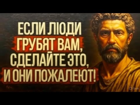 Видео: Как Поставить Грубого Человека На Место Без Слов | Стоицизм