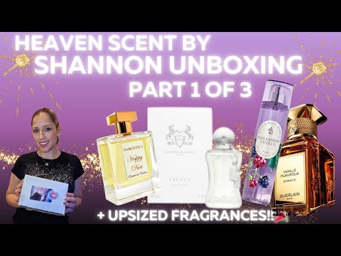 Видео: Распаковка Heaven Scent от Shannon. Часть 1 из 3 | Ароматы увеличены по сравнению с пробниками! |...