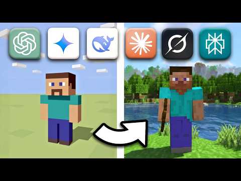 Видео: 6 ИИ создают Minecraft, не взаимодействуя друг с другом