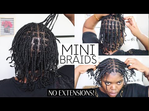 Видео: МИНИ-КОСЫ ДЛЯ ЗАЩИТНОГО СТИЛЯ НА НАТУРАЛЬНЫХ ВОЛОСАХ | БЕЗ НАРАЩИВАНИЯ