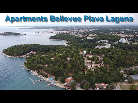 Видео: Отель "Apartments Bellevue Plava Laguna", Пореч, Хорватия
